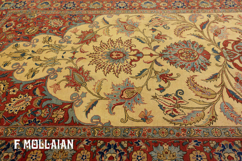 Tappeto Preghiera Antico Persiano Tehran n°:29600516